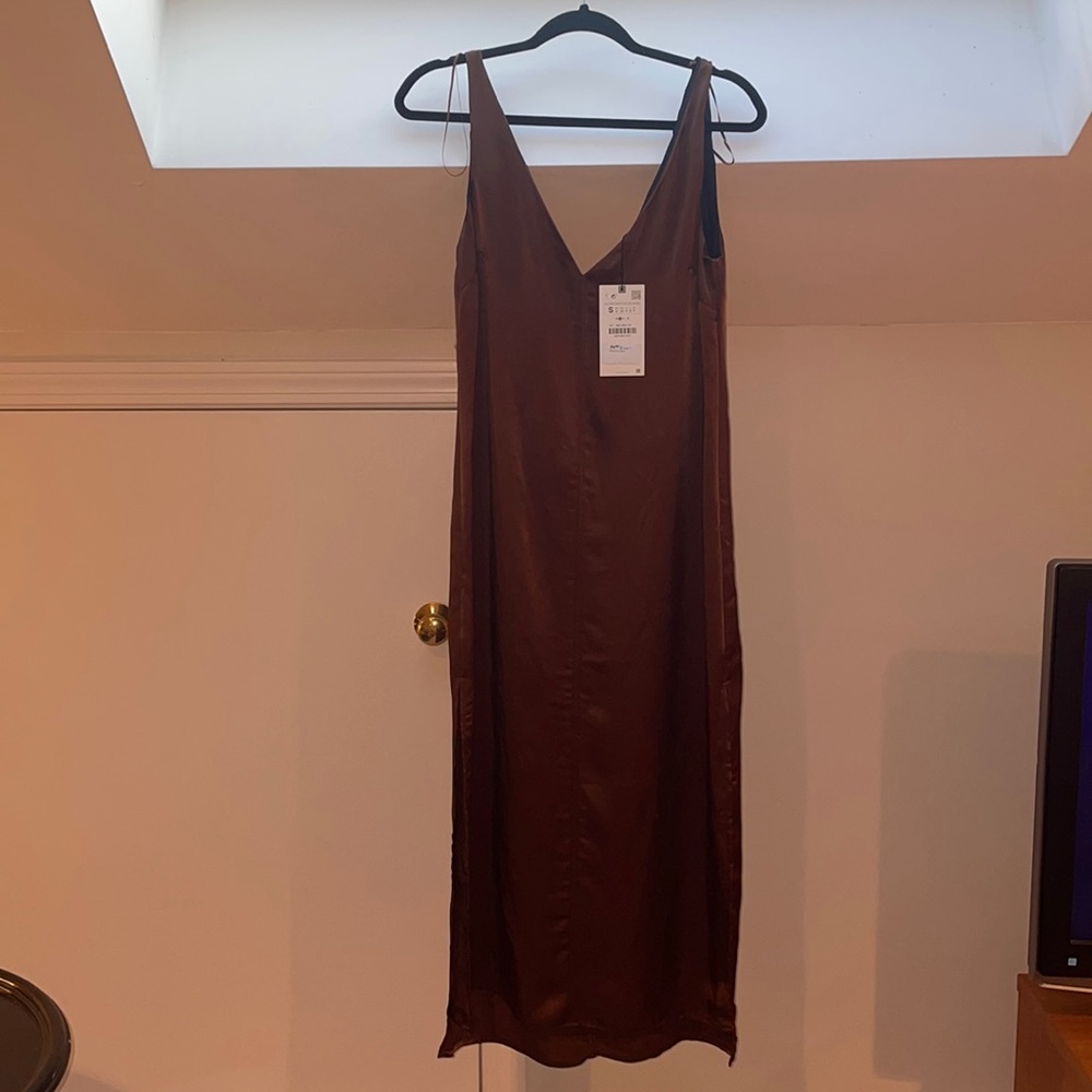 Zara Brown Dress / S